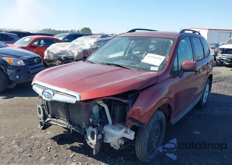2015 Subaru Forester 2.5I Premium from USA, damaged, VIN JF2SJADC8FH498265